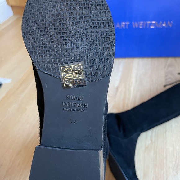 Stuart Weitzman Lowland Over the Knee Suede Boots - Picture 3 of 7